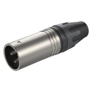 XM3NT Plug XLR Niquelado 3 Polos Roxtone.