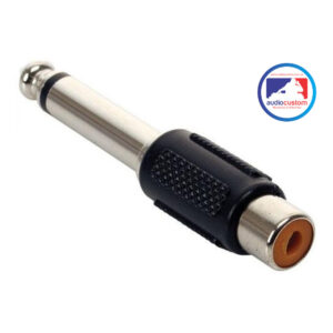 AD-169 Convertidor Plug mono 1/4 a Jack RCA Pasta