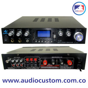 AK-200UB Amplificador Estereo 180W, BT-USB-SD-FM Carpeta American Sound