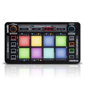 NEON Controlador modular de 8 PADs RGB Sensible al Tacto para Serato Reloop