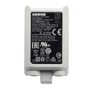 SB903 Batería Recargable SB903 para línea SLX-D Shure.