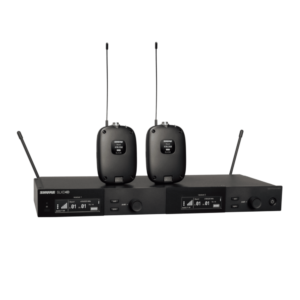 SLXD14D Sistema inalámbrico dual con dos transmisores SLXD1 Bodypack Shure