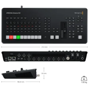 ATEM MINI EXTREME ISO G2 -(SWATEMMINICEXTISOG2) - Mixer 8 IN HDMI Con Grabacion BlackMagic.