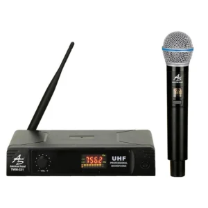 TWM-331M Micrófono Inalámbrico de Mano UHF Multifrecuencias - Con Maleta - American Sound.