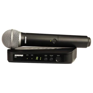 BLX24/PG58 Micrófono Inalámbrico de Mano con Capsula PG58 - Shure.