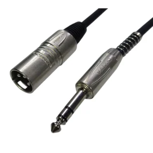 BULK230LU1 Cable Balanceado XLR MACHO - TRS 1/4 1 Mt - Proel.