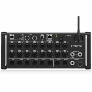 MR18 Mixer Digital USB 18 Entradas y 8 Salidas XLR - MIDAS.