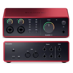 Scarlett 4i4 MK4 Interfaz de Audio USB 4 IN 4 OUT - Focusrite.