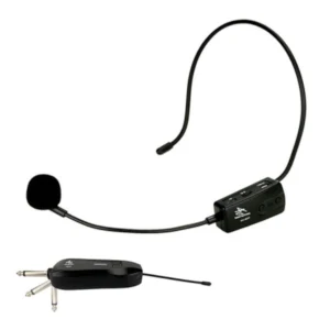 TWM-308 Micrófono UHF de Diadema con Receptor Recargable Plug 1/4 - American Sound.