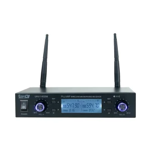 UHV-1422M Micrófonos UHF Inalámbricos Doble Mano de Frecuencia Variable con Estuche ProDj.