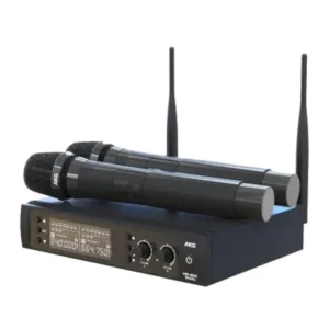 WP300 DUAL Micrófono Inalámbrico DOBLE Mano UHF Multifrecuencias - AKG.